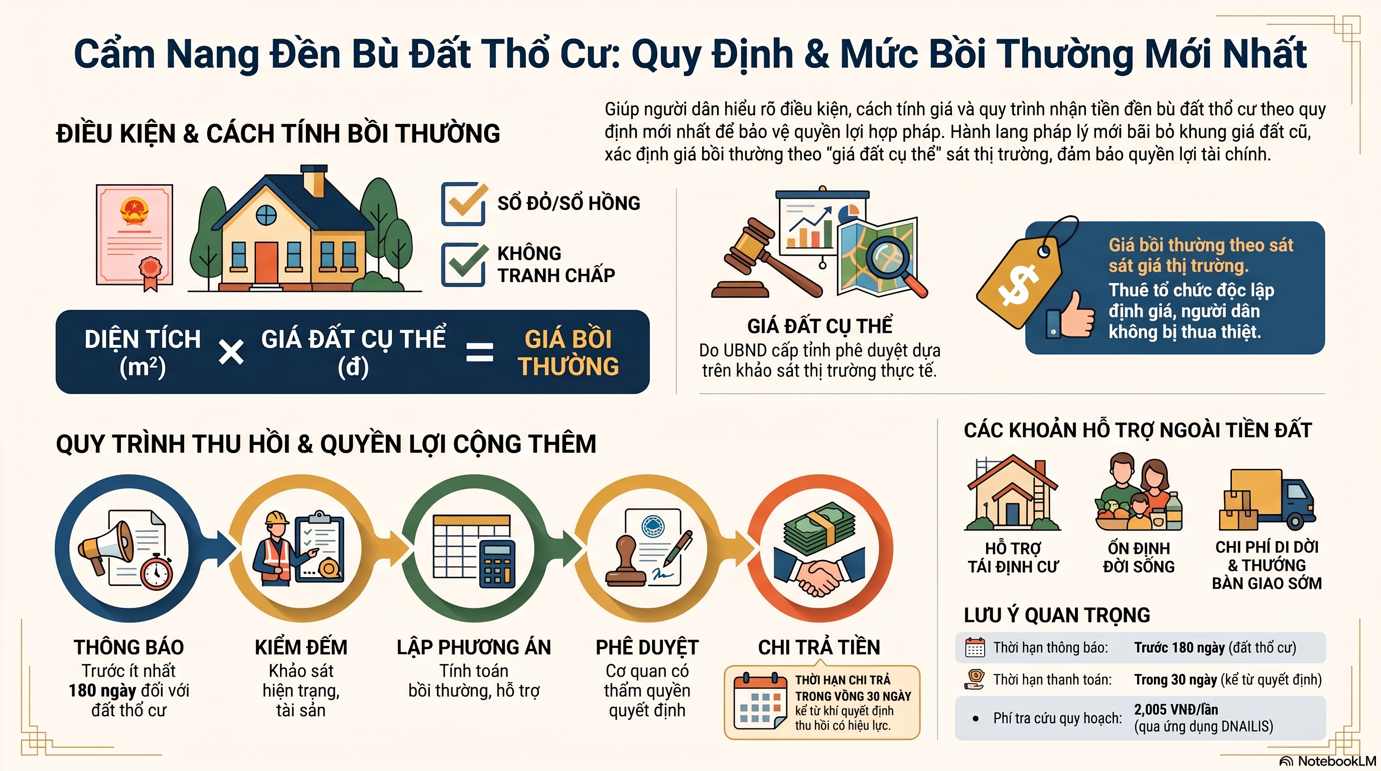 Bảng Giá Đền Bù Đất Thổ Cư: Quy Định Và Mức Bồi Thường Mới Nhất