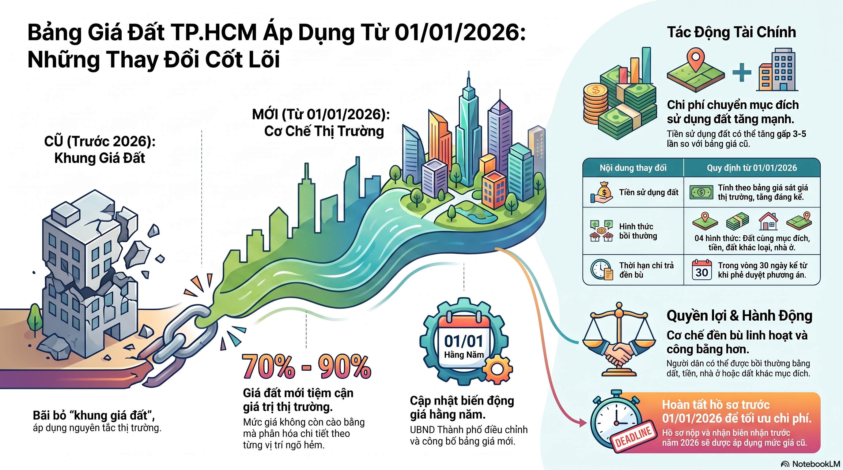 Bảng Giá Đất Áp Dụng Từ 01/01/2026 Tại TP.HCM: Cẩm Nang Pháp Lý Toàn Diện